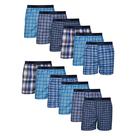Boxers Hanes masculina sem etiqueta com cintura exposta, pacote com 6 unidades de algodão