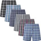 Boxers masculinos de tecido de algodão/poliéster JupiterSecret Pack 6