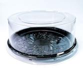 BP - 32A Base Preta Embalagem Cristal Alta com 100 18,0x9,0cm - Bom Pack