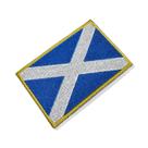 BP0004-021 Bandeira Escócia Patch Bordado 10,2x6,8cm