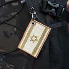 BP0009-003 Bandeira Israel Patch Bordado 7,5x5,0cm BP0009-003 Bandeira Israel Patch Bordado 7,5x5,0cm