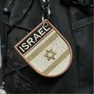 BP0009E-003 Bandeira Israel Patch Bordado 6,8x8,0cm