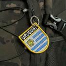 BP0023E-001 Bandeira UruguaI Patch Bordado 6,8x8,0cm BP0023E-001 Bandeira UruguaI Patch Bordado 6,8x8,0cm