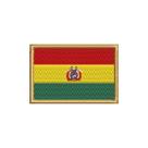 BP0029-001 Bandeira Bolivia Patch Bordado 7,5x5,0cm