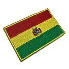 BP0029T21 Bandeira Bolivia Patch Bordado Termo Adesivo BP0029T21 Bandeira Bolivia Patch Bordado Termo Adesivo