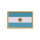 BP0032-001 Bandeira Argentina Patch Bordado 7,5x5,0cm