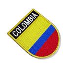 BP0049E-001 Bandeira Colombia Patch Bordado 6,8x8,0cm BP0049E-001 Bandeira Colombia Patch Bordado 6,8x8,0cm