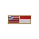 BP0055-0419-011 EUA Indonésia Patch Bordado 11x3,8cm