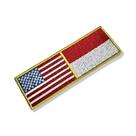 BP0055-0419-011 EUA Indonésia Patch Bordado 11x3,8cm