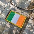 BP0059V 01 Bandeira Irlanda Patch Bordada Fecho de Contato BP0059V 01 Bandeira Irlanda Patch Bordada Fecho de Contato