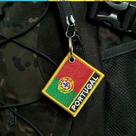 BP0071N-011 Bandeira Portugal Patch Bordado 5,7x4,8cm