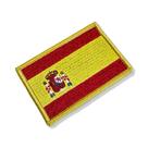 BP0084-001 Bandeira Espanha Patch Bordado 7,5x5