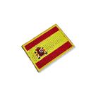 BP0084-011 Bandeira Espanha Patch Bordado 5,7x3,8cm