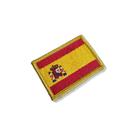 BP0084-011 Bandeira Espanha Patch Bordado 5,7x3,8cm