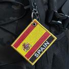 BP0084N-001 Bandeira Espanha Patch Bordado 7,5x6,3cm