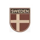 BP0087E-004 Bandeira Suécia Patch Bordado 6,8x8,0cm