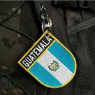 BP0107E-001 Bandeira Guatemala Patch Bordado 6,8x8,0cm BP0107E-001 Bandeira Guatemala Patch Bordado 6,8x8,0cm