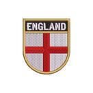 BP0176E-011 Bandeira Inglaterra Patch Bordado 5,7x6,8cm
