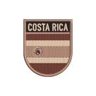 BP0201E-004 Bandeira Costa Rica Patch Bordado 6,8x8,0cm
