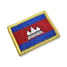 BP0205-011 Bandeira Camboja Patch Bordado 5,7x3,8cm BP0205-011 Bandeira Camboja Patch Bordado 5,7x3,8cm