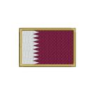 BP0213-075A Bandeira Qatar Patch Bordado 7,5x5,0cm