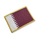 BP0213-075A Bandeira Qatar Patch Bordado 7,5x5,0cm