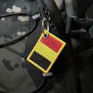BP0215-011 Bandeira Bélgica Patch Bordado 5,7x3,8cm