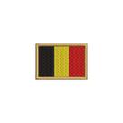 BP0215-011 Bandeira Bélgica Patch Bordado 5,7x3,8cm