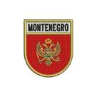 BP0243E-001 Bandeira Montenegro Patch Bordado 6,8x8,0