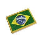 BP0403-001 Bandeira Brasil Patch Bordado 7,5x5,0cm