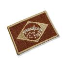 BP0403-004 Bandeira Brasil Patch Bordado 7,5x5,0cm