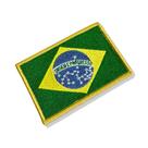 BP0403-021 Bandeira Brasil Patch Bordado 10,2x6,8cm