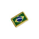 BP0403-031 Bandeira Brasil Patch Bordado 3,8x2,5cm