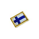 BP0404-031 Bandeira Finlândia Patch Bordado 3,8x2,5cm