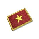 BP0411-011 Bandeira Vietnã do Norte Patch Bordado 5,7x3,8cm BP0411-011 Bandeira Vietnã do Norte Patch Bordado 5,7x3,8cm
