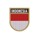 BP0419E-001 Bandeira Indonésia Patch Bordado 6,8x8cm BP0419E-001 Bandeira Indonésia Patch Bordado 6,8x8cm
