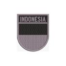 BP0419E-002 Bandeira Indonésia Patch Bordado 6,8x8,0cm