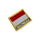BP0419N-011 Bandeira Indonésia Patch Bordado 5,7x4,8cm