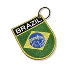 BP0420E-001 Bandeira BRAZIL Patch Bordado 6,8x8,0cm