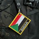 BP0423N-001 Bandeira Sudão Patch Bordado 7,5x6,3cm BP0423N-001 Bandeira Sudão Patch Bordado 7,5x6,3cm