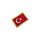 BP0428-031 Bandeira Turquia Patch Bordado 3,8x2,5cm BP0428-031 Bandeira Turquia Patch Bordado 3,8x2,5cm