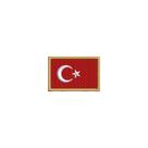 BP0428-031 Bandeira Turquia Patch Bordado 3,8x2,5cm BP0428-031 Bandeira Turquia Patch Bordado 3,8x2,5cm