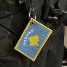 BP0433-001 Bandeira Kosovo Patch Bordado 7,5x5