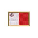 BP0435-001 Bandeira Malta Patch Bordado 7,5x5,0cm BP0435-001 Bandeira Malta Patch Bordado 7,5x5,0cm