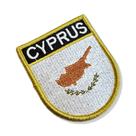 BP0439E-001 Bandeira Chipre Patch Bordado 6,8x8 BP0439E-001 Bandeira Chipre Patch Bordado 6,8x8