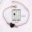 BR Relógio QUARTZ Lançamento material sintético Presente Dia das Mães Namorados Conjunto Moda Fashion