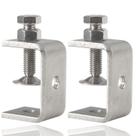Braçadeira C Foxwake em aço inoxidável, montagem de 1,5 cm (2 unidades)
