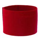 Braçadeira de capitão genérica ajustável de nylon elástico vermelha 32,5 x 7 cm Braçadeira de capitão genérica ajustável de nylon elástico vermelha 32,5 x 7 cm