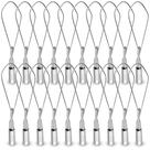 Braçadeira de cunha OHLECTRIC (20 unidades) de alumínio da faixa 6-2 com alça de aço