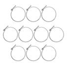 Braçadeira de mangueira POWERTEC de fio duplo de 4 polegadas com parafuso 10 PK 70261